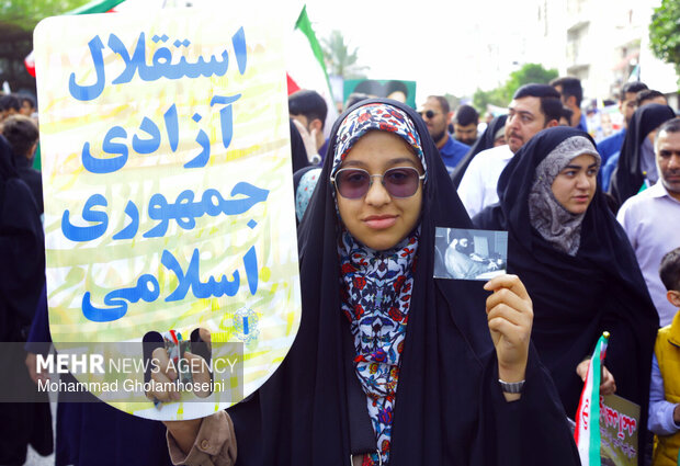 راهپیمایی ۲۲ بهمن در بوشهر