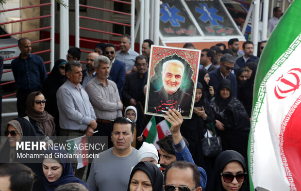 راهپیمایی ۲۲ بهمن در بوشهر