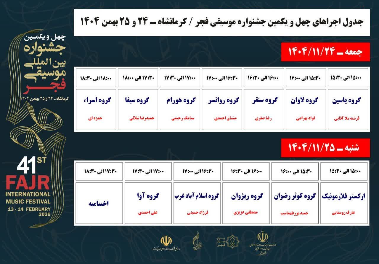 سرپرستي،جشنواره،روز،موسيقي،گروه،اجراهاي،كرمانشاه،فجر،هنرمندا ...