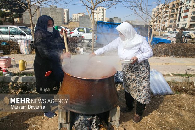 جشنواره پخت سمنو در بجنورد