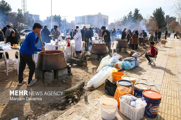 جشنواره پخت سمنو در بجنورد