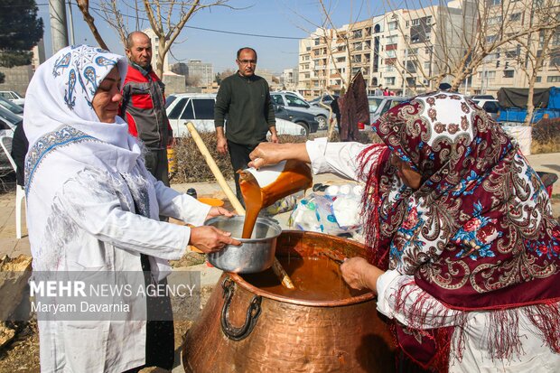 جشنواره پخت سمنو در بجنورد