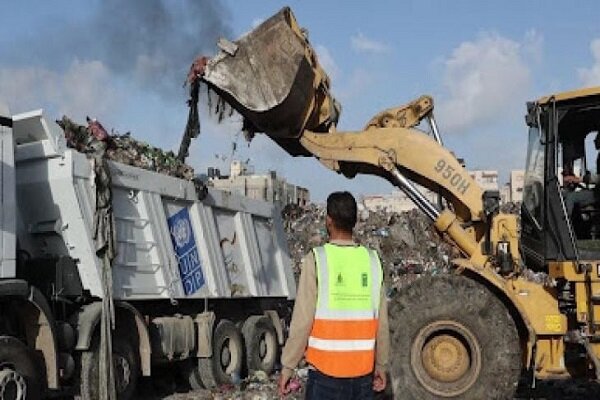 ملل،سازمان،غزه،دوجاريك،محدوديت،تجهيزات،انساني،مناطق،آوار،پاكسازي