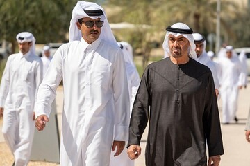 محورهای رایزنی امیر قطر با رئیس امارات