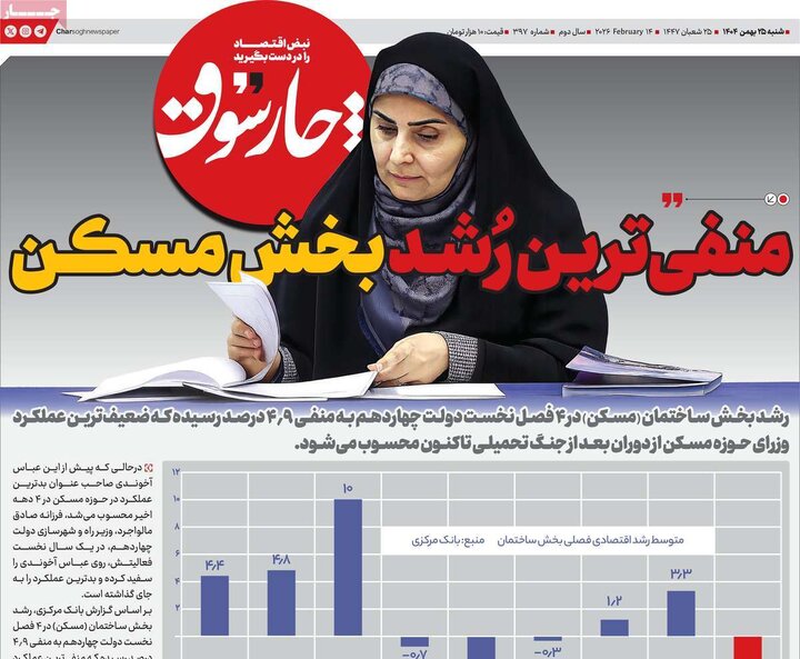 رونامه های اقتصادی شنبه 25 بهمن