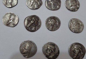 کشف ۱۵ سکه نقره تاریخی دوره اشکانی در دره‌شهر