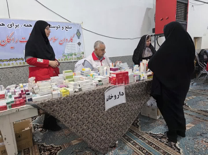 روستای همتآباد شهرستان تفت میزبان همتبلند داوطلبان جمعیت هلالاحمر