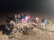 سانحه تصادف کامیون ۱۰ چرخ در محور خوی-جلفا با ۲ مصدوم  و یک فوتی