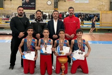 کردستان سوم تیمی ژیمناستیک المپیاد استعدادهای برتر کشور شد