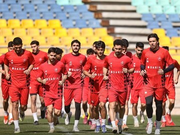پرسپولیس با جریمه ۲۰ درصدی تمرین کرد