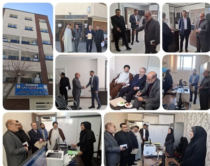 بازدید میدانی معاون قوه قضاییه از دادگاه‌های صلح اصفهان