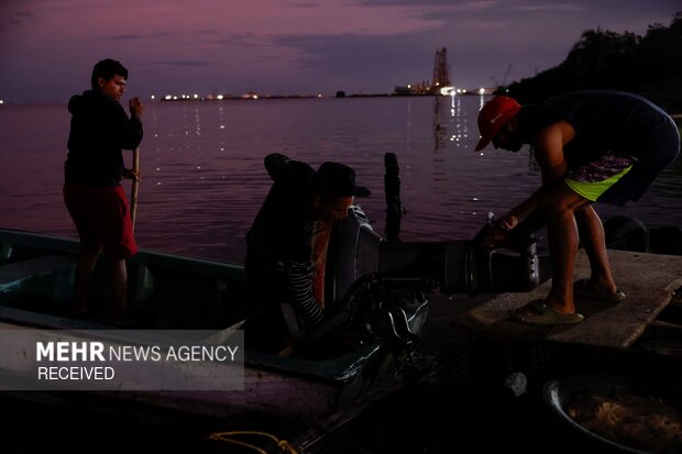 چالش ماهیگیران ونزوئلایی با آلودگی نفتی دریا