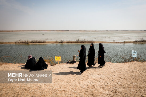 راهیان نور در یادمان شهدای طلائیه