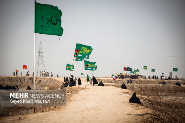 راهیان نور در یادمان شهدای طلائیه