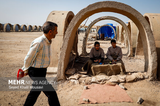 راهیان نور در یادمان شهدای طلائیه