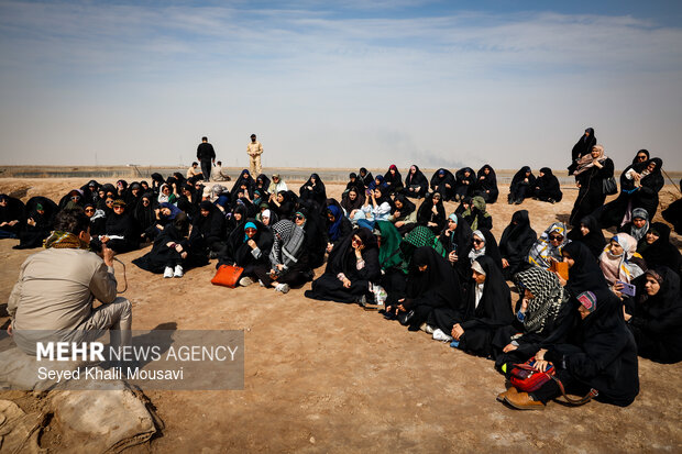 راهیان نور در یادمان شهدای طلائیه