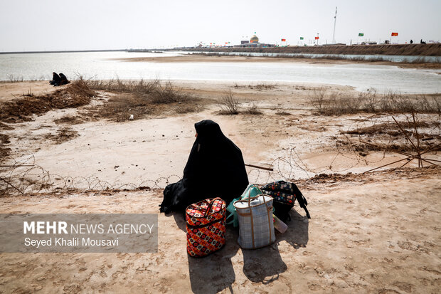 راهیان نور در یادمان شهدای طلائیه