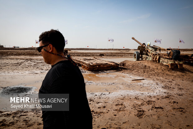 راهیان نور در یادمان شهدای طلائیه