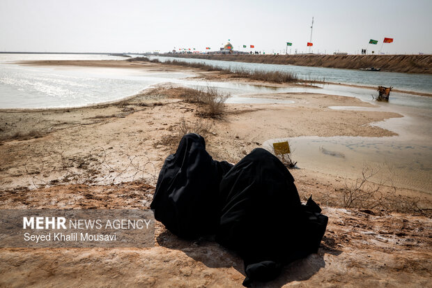 راهیان نور در یادمان شهدای طلائیه