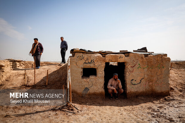 راهیان نور در یادمان شهدای طلائیه