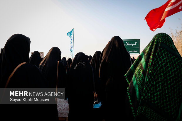 راهیان نور در يادمان شهدای علقمه خرمشهر