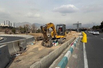 پهلوگاه اضطراری در بزرگراه شهید چمران افتتاح شد