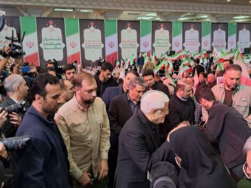 بالفيديو..إقامة مراسم الأربعينية لشهداء وضحايا الفتنة الصهيونية الأمريكية في طهران