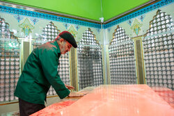 غبارروبی امام زاده عبدالله(ع) گرگان