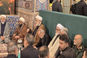 حضور رئیس جمهور در آئین اربعین شهدای دی ماه در مشهد