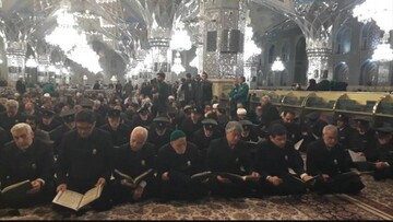 حضور پرشور مردم مشهد در مراسم اربعین شهدای ۱۷ و ۱۸ دی‌ماه