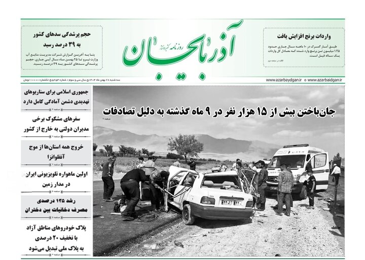 روزنامه های آذربایجان‌شرقی