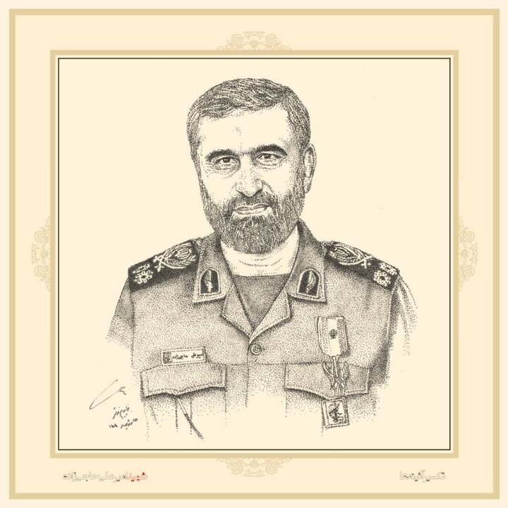 نقاشی که زندگی رهبر را نقطهبهنقطه تصویر کرد