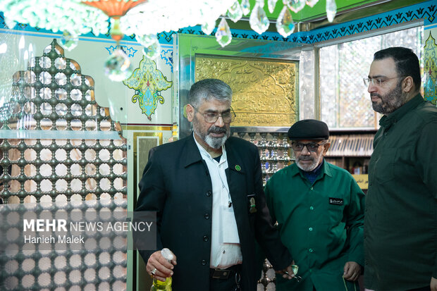 غبارروبی امام زاده عبدالله(ع) گرگان