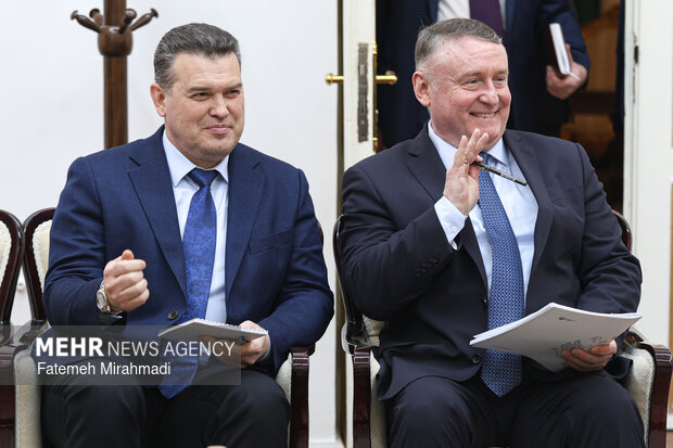 دیدار وزیر انرژی روسیه با دبیر شورای عالی امنیت ملی