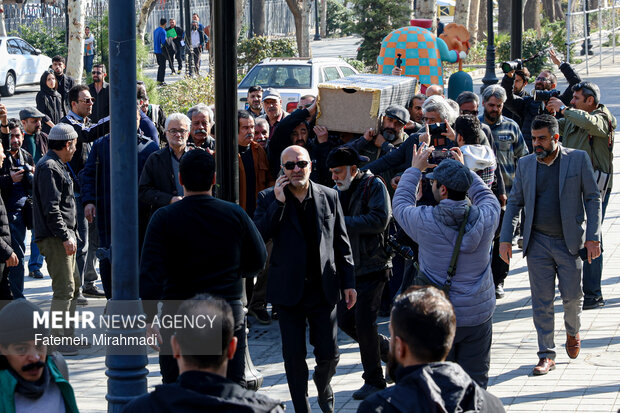 تشییع پیکر زنده‌یاد عنایت الله بخشی