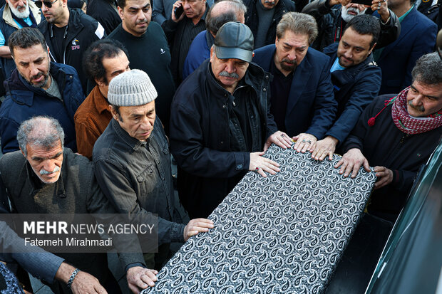 تشییع پیکر زنده‌یاد عنایت الله بخشی