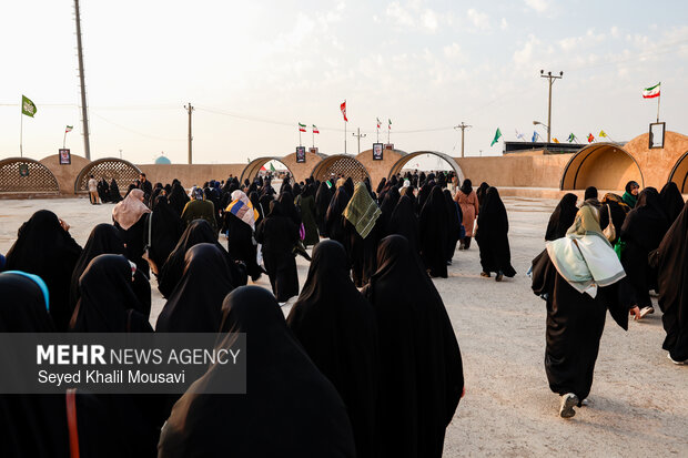 راهیان نور در یادمان شهدای شلمچه