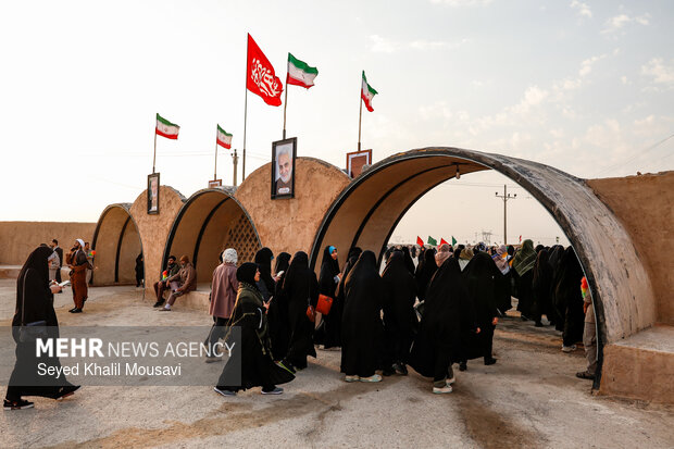 راهیان نور در یادمان شهدای شلمچه