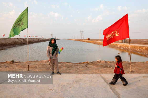 راهیان نور در یادمان شهدای شلمچه