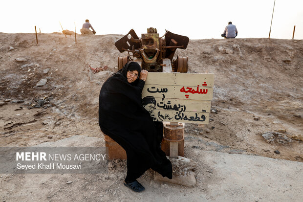 راهیان نور در یادمان شهدای شلمچه