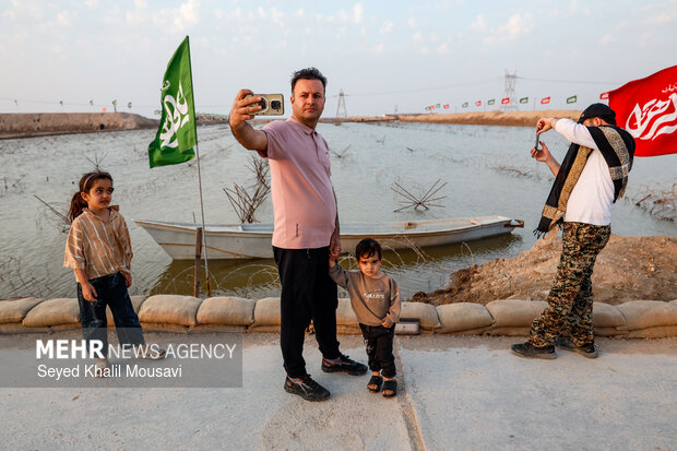 راهیان نور در یادمان شهدای شلمچه