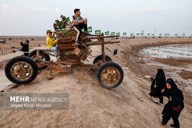 راهیان نور در یادمان شهدای شلمچه