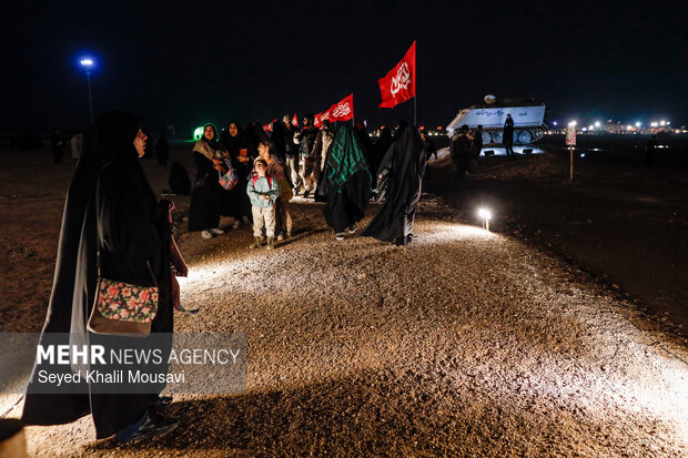 راهیان نور در یادمان شهدای شلمچه