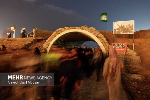 راهیان نور در یادمان شهدای شلمچه