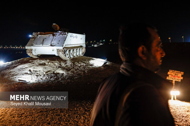 راهیان نور در یادمان شهدای شلمچه