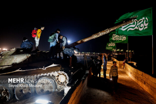 راهیان نور در یادمان شهدای شلمچه