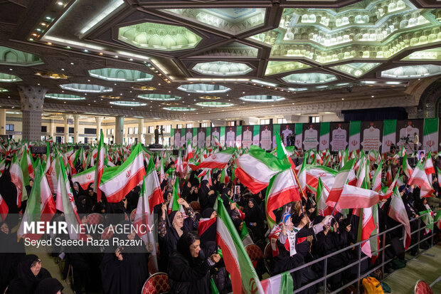 مراسم گرامیداشت اربعین  شهدای  فتنه آمریکایی -صهیونیستی