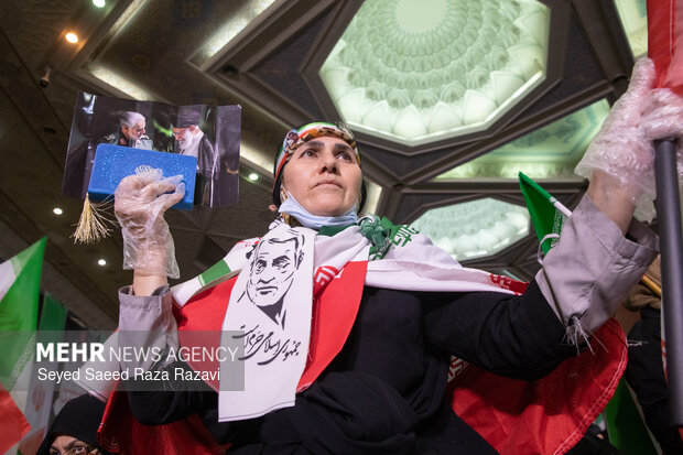 مراسم گرامیداشت اربعین  شهدای  فتنه آمریکایی -صهیونیستی