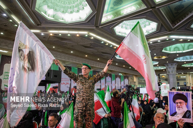 مراسم گرامیداشت اربعین  شهدای  فتنه آمریکایی -صهیونیستی