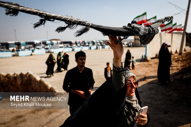 راهیان نور در یادمان شهدای والفجر ۸